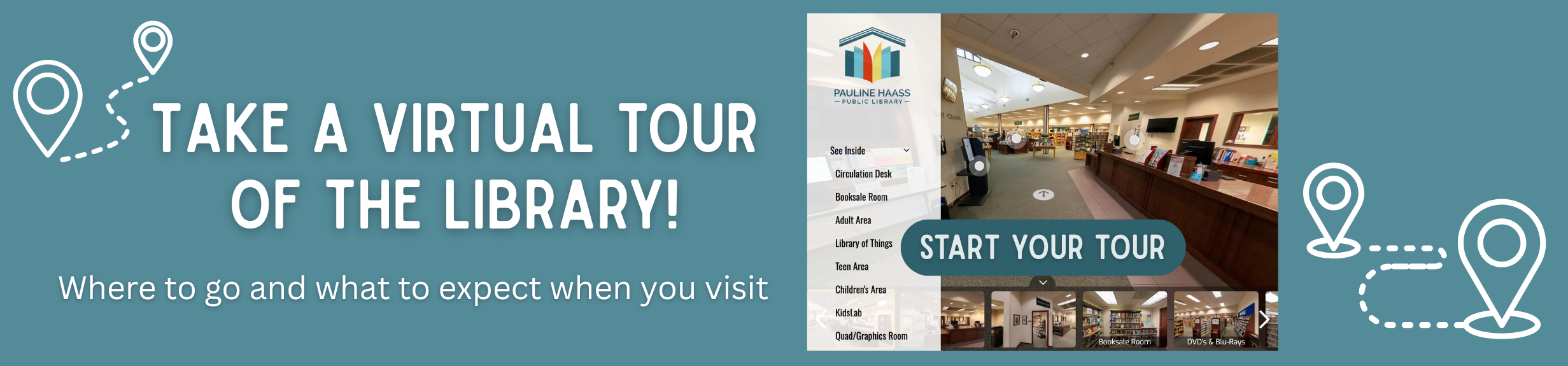 virtual tour promotional slider